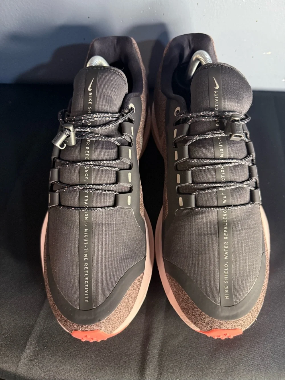 Nike Women's Athletic Sneakers in Brown and Pink